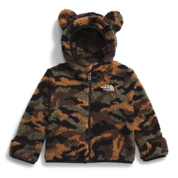 The North Face Kids' Camo Fleece Jacket with Ears - Picture 1 of 4
